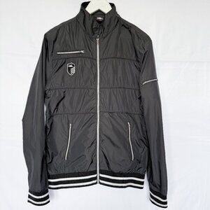 Atticus Black Light Zip Nylon Jacket